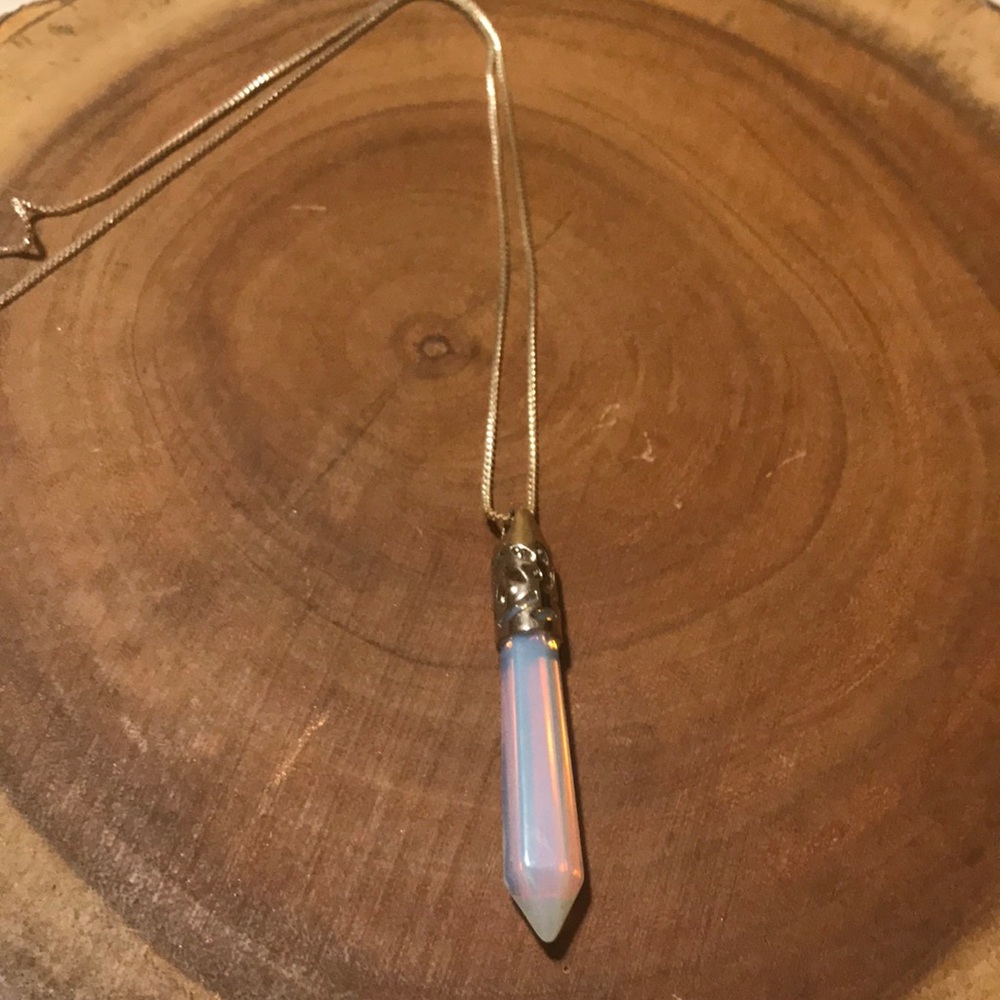 opalite crystal pendant